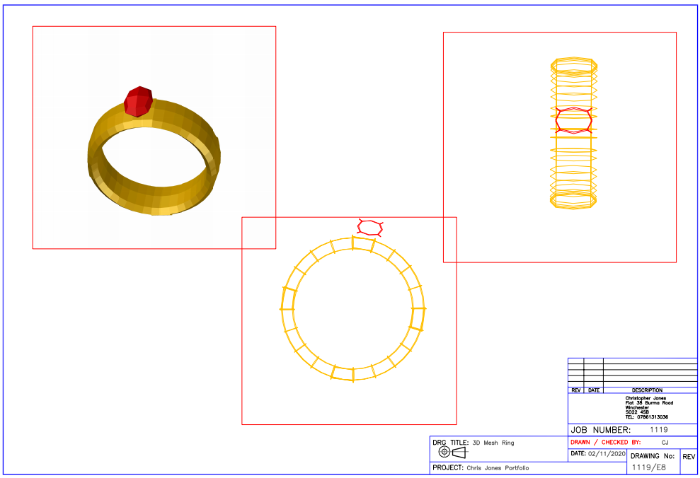 final ring cad