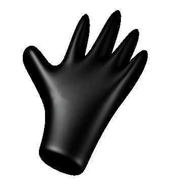 glove extrude and smooth